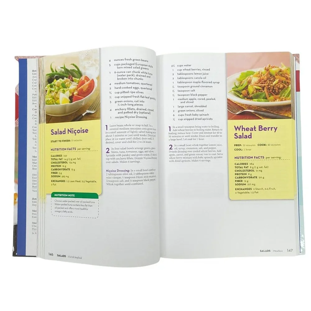 Better Homes And Gardens Eat Well Lose Weight 2008 Hardcover Cookbook Recipes